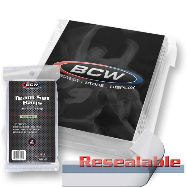 BCW Supplies: Resealable Team Set Bags