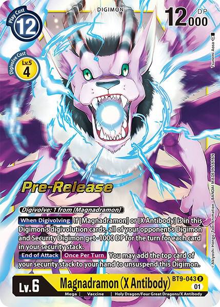 Magnadramon (X Antibody) [BT9-043] [X Record Pre-Release Promos]