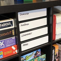 BCW Supplies: Card Game Box - 3 Row - Black with White