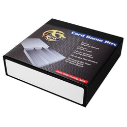 BCW Supplies: Card Game Box - 3 Row - Black with White