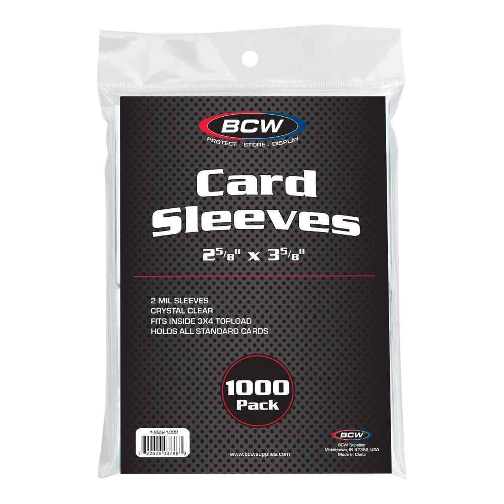 BCW Supplies: 1000ct Card Sleeves