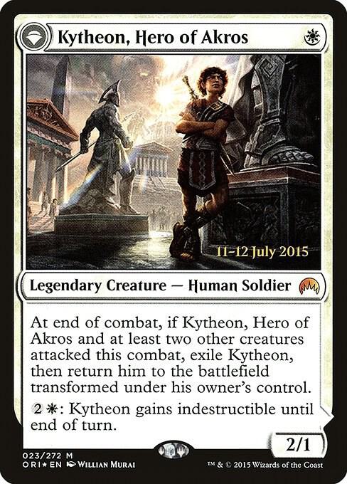 Kytheon, Hero of Akros // Gideon, Battle-Forged [Magic Origins Prerelease Promos]