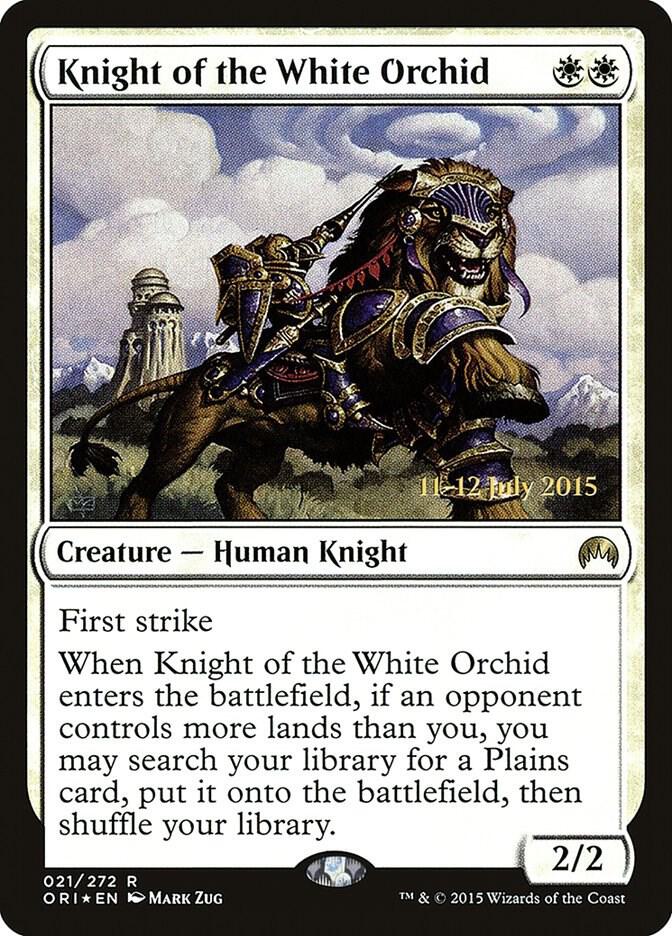 Knight of the White Orchid [Magic Origins Prerelease Promos]