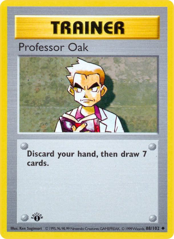 Professor Oak (88/102) [Base Set Shadowless Unlimited]