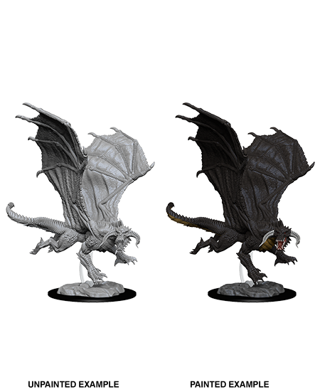 D&D Nolzur’s Marvelous Miniatures: Young Black Dragon