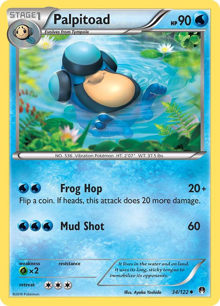 Palpitoad (34/122) [XY: BREAKpoint]