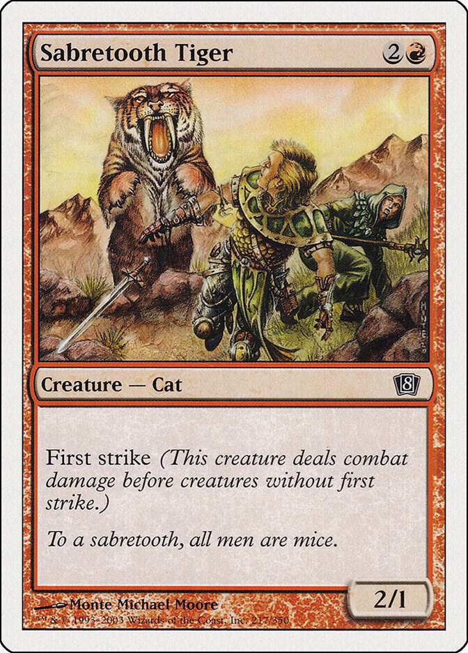 Sabretooth Tiger [Eighth Edition]