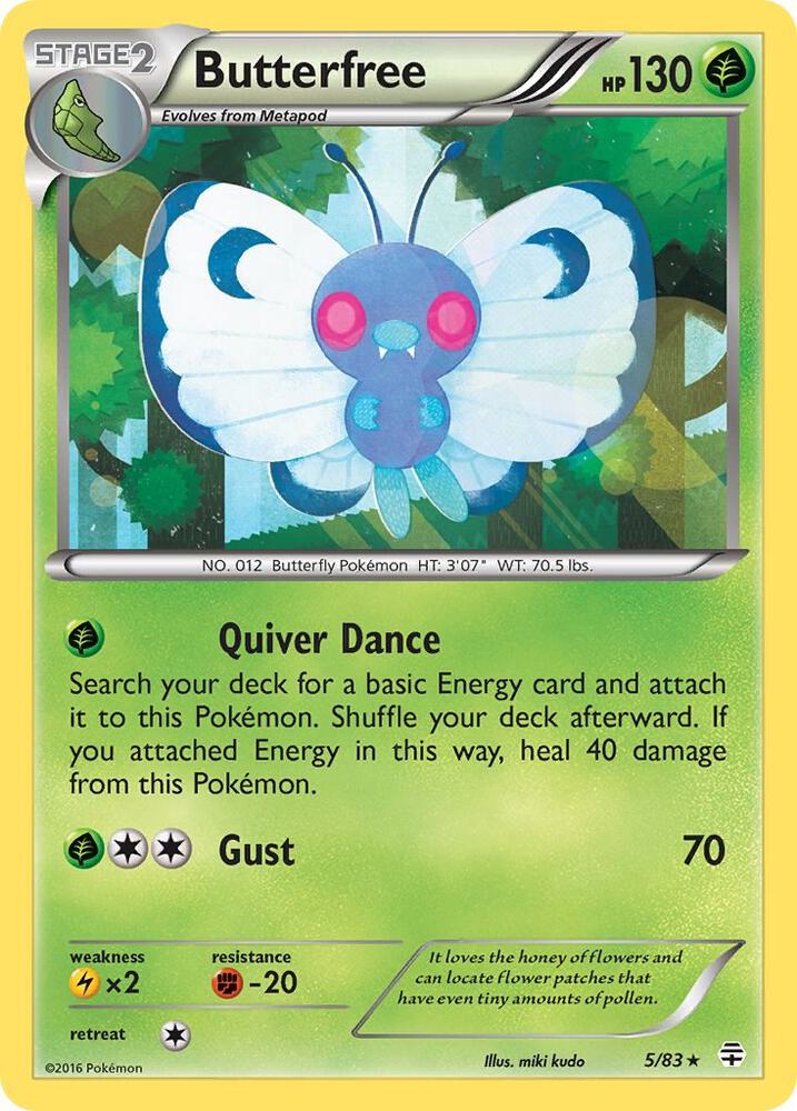 Butterfree (5/83) [XY: Generations]