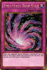 Time-Space Trap Hole [PGL3-EN039] Gold Secret Rare