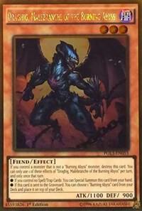 Draghig, Malebranche of the Burning Abyss [PGL3-EN053] Gold Rare