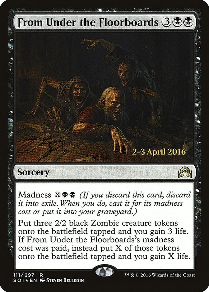 From Under the Floorboards [Shadows over Innistrad Prerelease Promos]