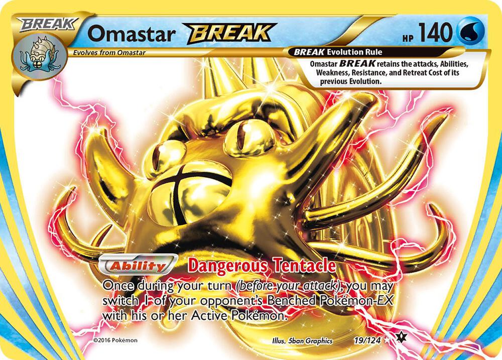 Omastar BREAK (19/124) [XY: Fates Collide]