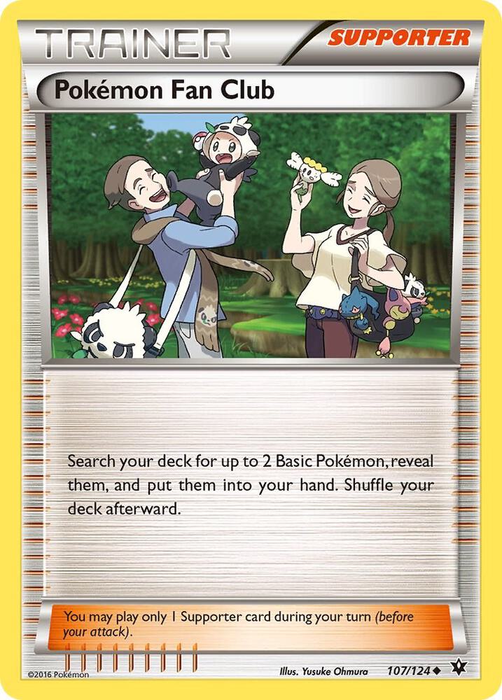 Pokemon Fan Club (107/124) [XY: Fates Collide]