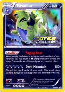 Tyranitar (XY130) (Staff) [XY: Black Star Promos]