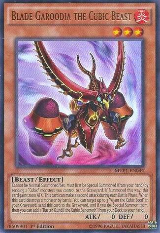 Blade Garoodia the Cubic Beast [MVP1-EN034] Ultra Rare