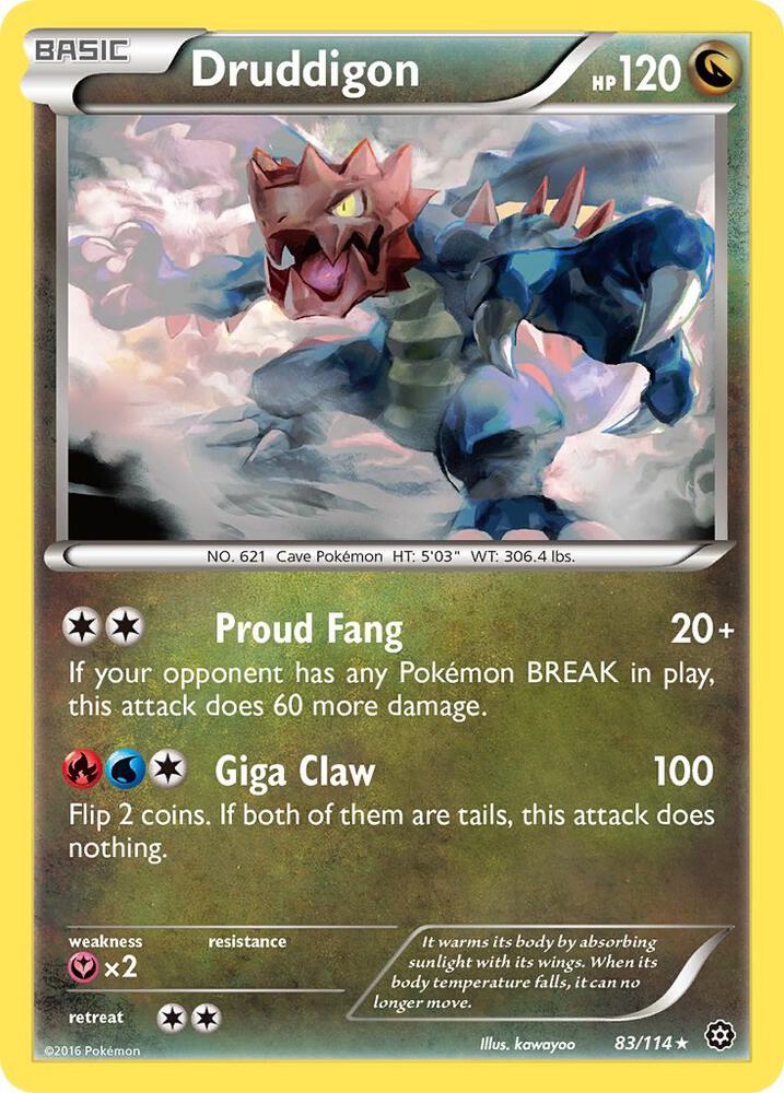 Druddigon (83/114) [XY: Steam Siege]