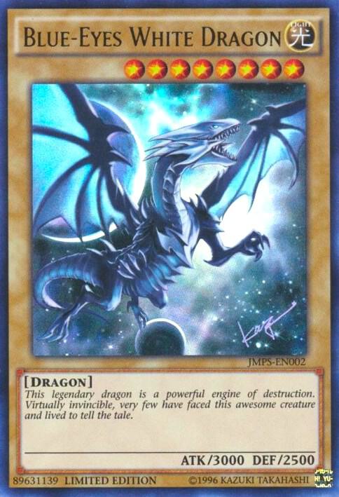 Blue-Eyes White Dragon [JMPS-EN002] Ultra Rare