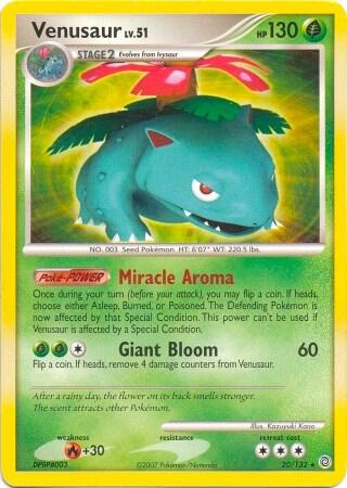 Venusaur (20/132) (Theme Deck Exclusive) [Diamond & Pearl: Secret Wonders]