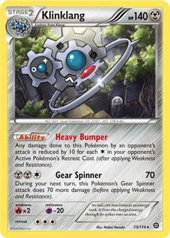 Klinklang (73/114) (Theme Deck Exclusive) [XY: Steam Siege]
