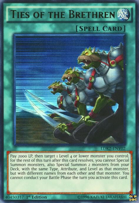 Ties of the Brethren [LDK2-ENY02] Ultra Rare