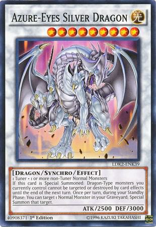 Azure-Eyes Silver Dragon [LDK2-ENK39] Common