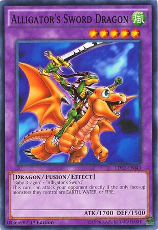 Alligator's Sword Dragon [LDK2-ENJ43] Common
