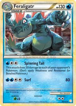 Feraligatr (20/123) (Theme Deck Exclusive) [HeartGold & SoulSilver: Base Set]