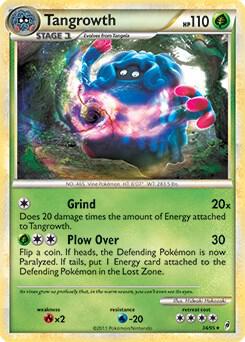 Tangrowth (34/95) (Theme Deck Exclusive) [HeartGold & SoulSilver: Call of Legends]