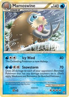 Mamoswine (5/102) (Cracked Ice Holo) (Theme Deck Exclusive) [HeartGold & SoulSilver: Triumphant]