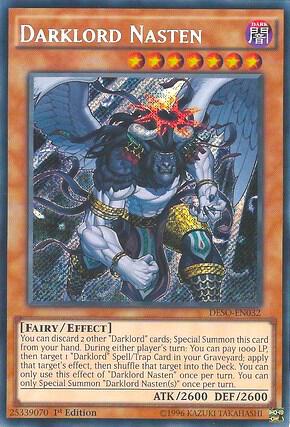Darklord Nasten [DESO-EN032] Secret Rare