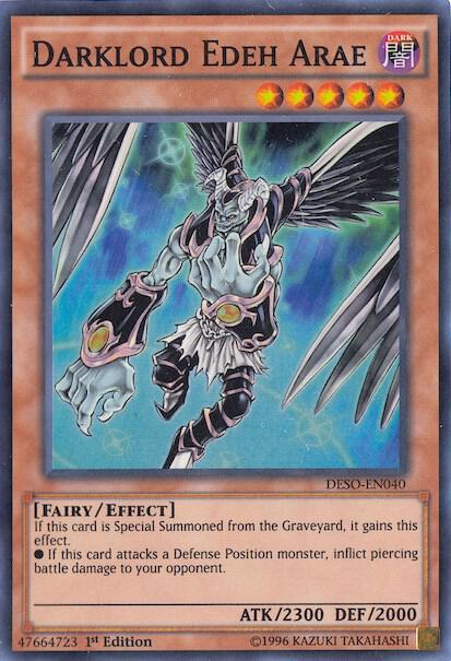 Darklord Edeh Arae [DESO-EN040] Super Rare