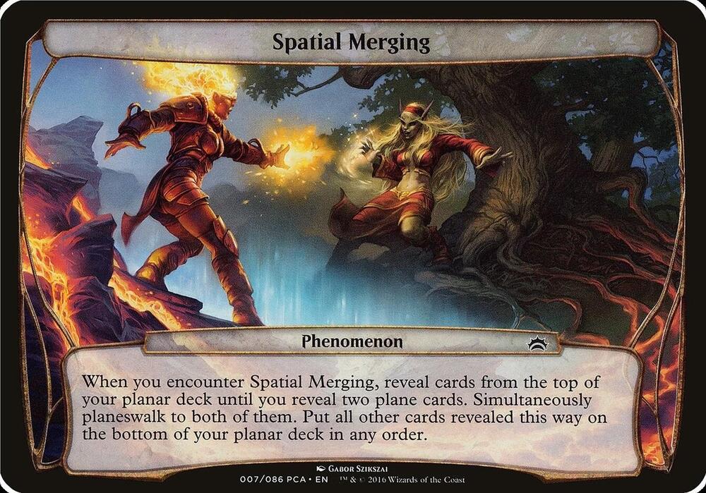 Spatial Merging (Planes) [Planechase Anthology Planes]