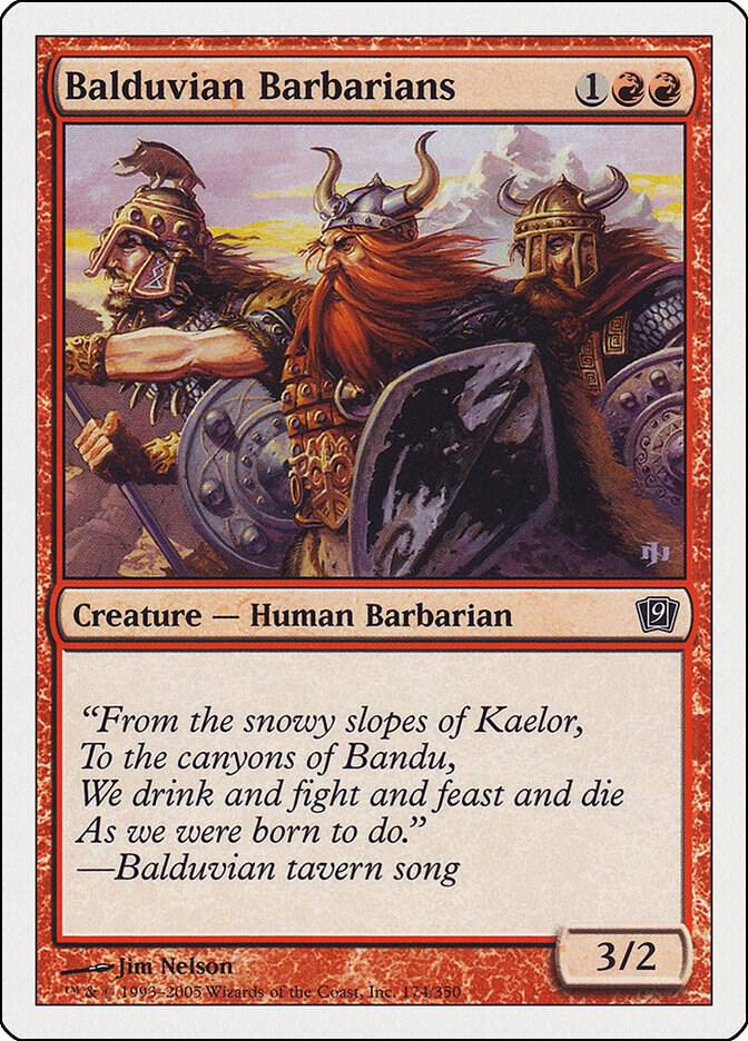 Balduvian Barbarians [Ninth Edition]