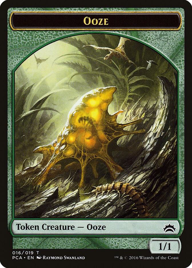 Ooze (016) // Ooze (017) Double-Sided Token [Planechase Anthology Tokens]