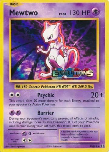 Mewtwo (51/108) (XY Evolutions Prerelease) [XY: Black Star Promos]
