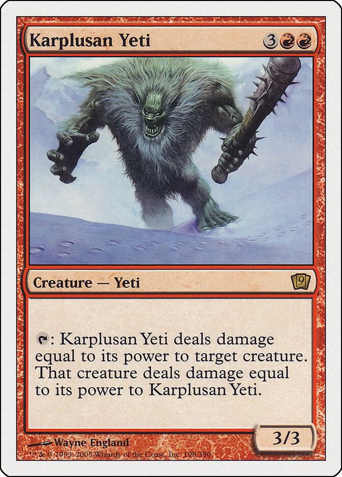 Karplusan Yeti [Ninth Edition]