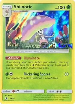Shiinotic (SM10) (Staff Prerelease Promo) [Sun & Moon: Black Star Promos]