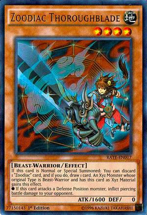 Zoodiac Thoroughblade [RATE-EN017] Ultra Rare