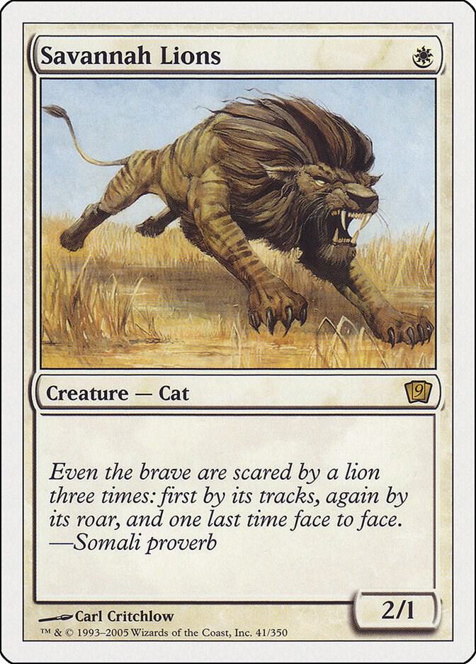 Savannah Lions [Ninth Edition]