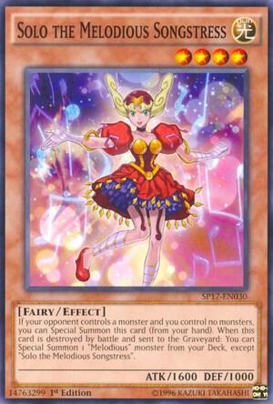Solo the Melodious Songstress [SP17-EN030] Starfoil Rare
