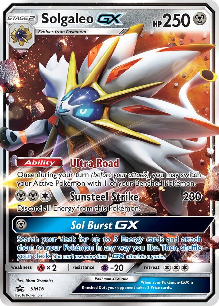 Solgaleo GX (SM16) [Sun & Moon: Black Star Promos]