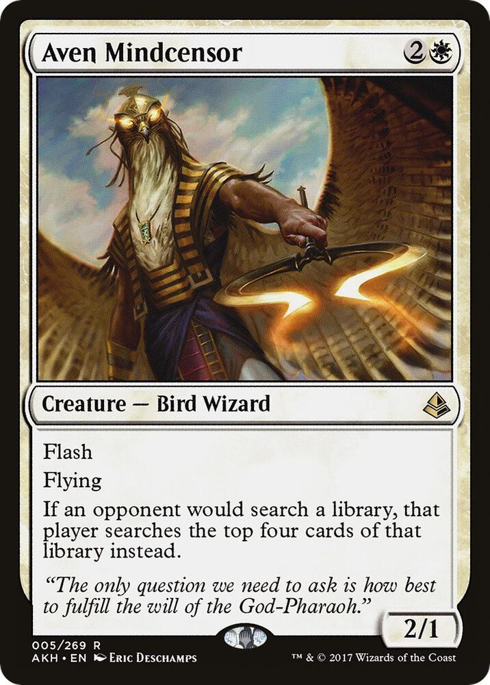 Aven Mindcensor [Amonkhet]