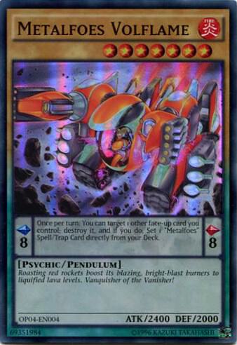 Metalfoes Volflame [OP04-EN004] Super Rare