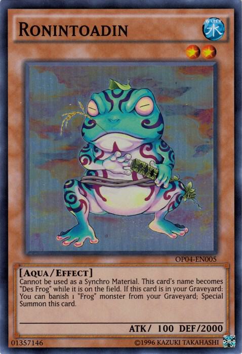 Ronintoadin [OP04-EN005] Super Rare
