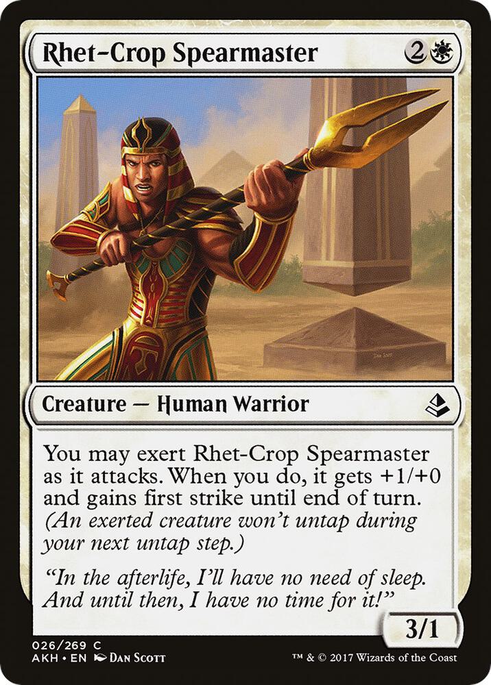 Rhet-Crop Spearmaster [Amonkhet]