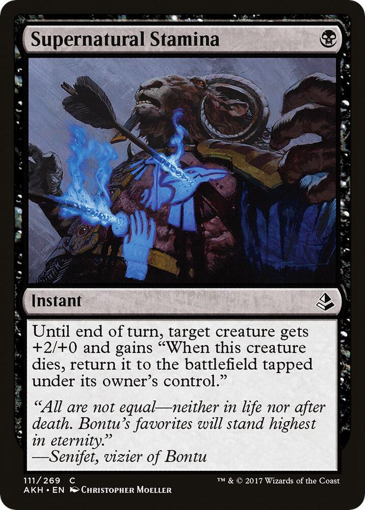 Supernatural Stamina [Amonkhet]
