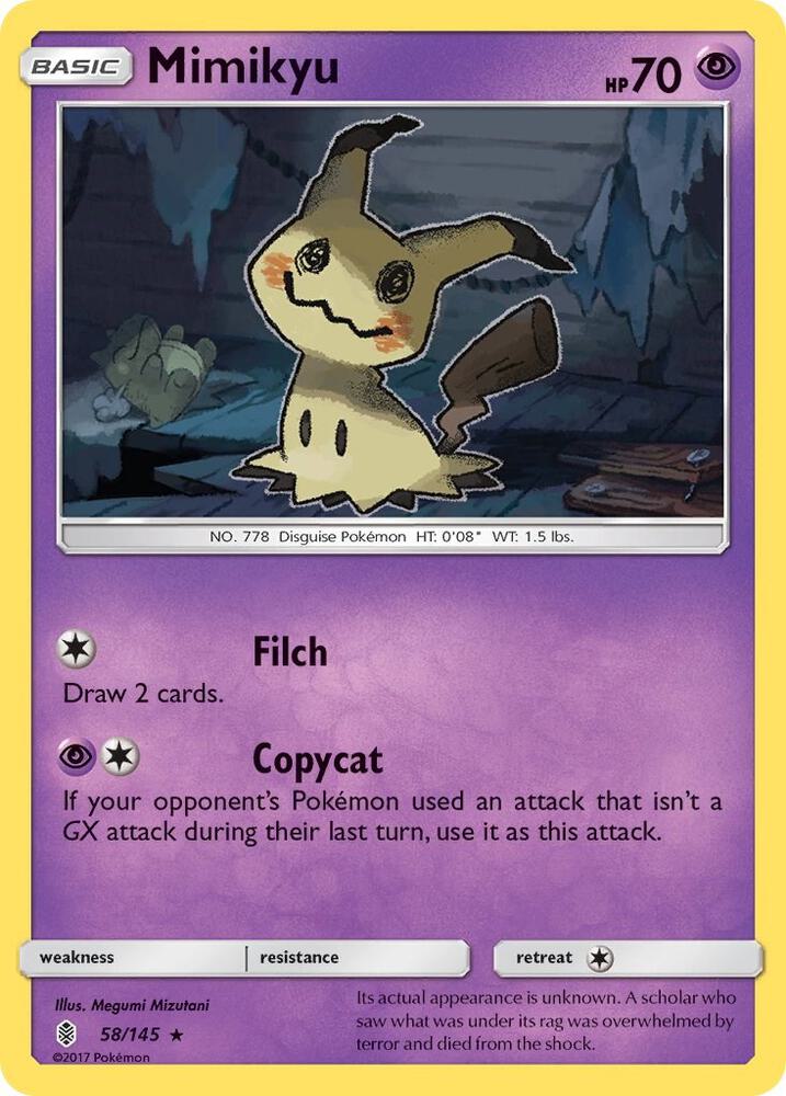 Mimikyu (58/145) [Sun & Moon: Guardians Rising]