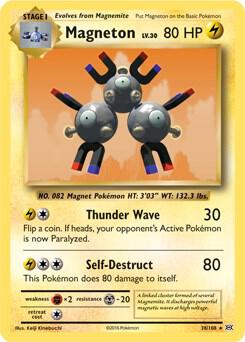Magneton (38/108) (Theme Deck Exclusive) [XY: Evolutions]