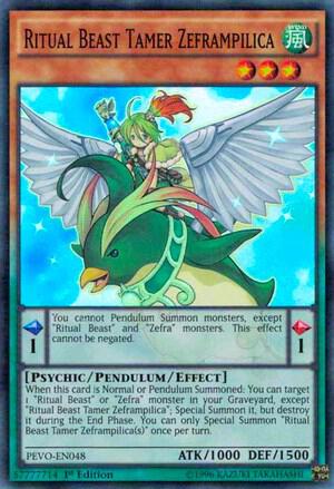 Ritual Beast Tamer Zeframpilica [PEVO-EN048] Super Rare