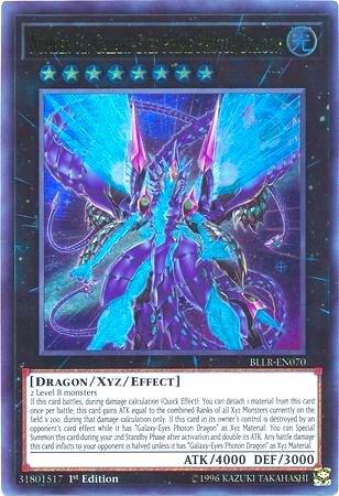 Number 62: Galaxy-Eyes Prime Photon Dragon [BLLR-EN070] Ultra Rare